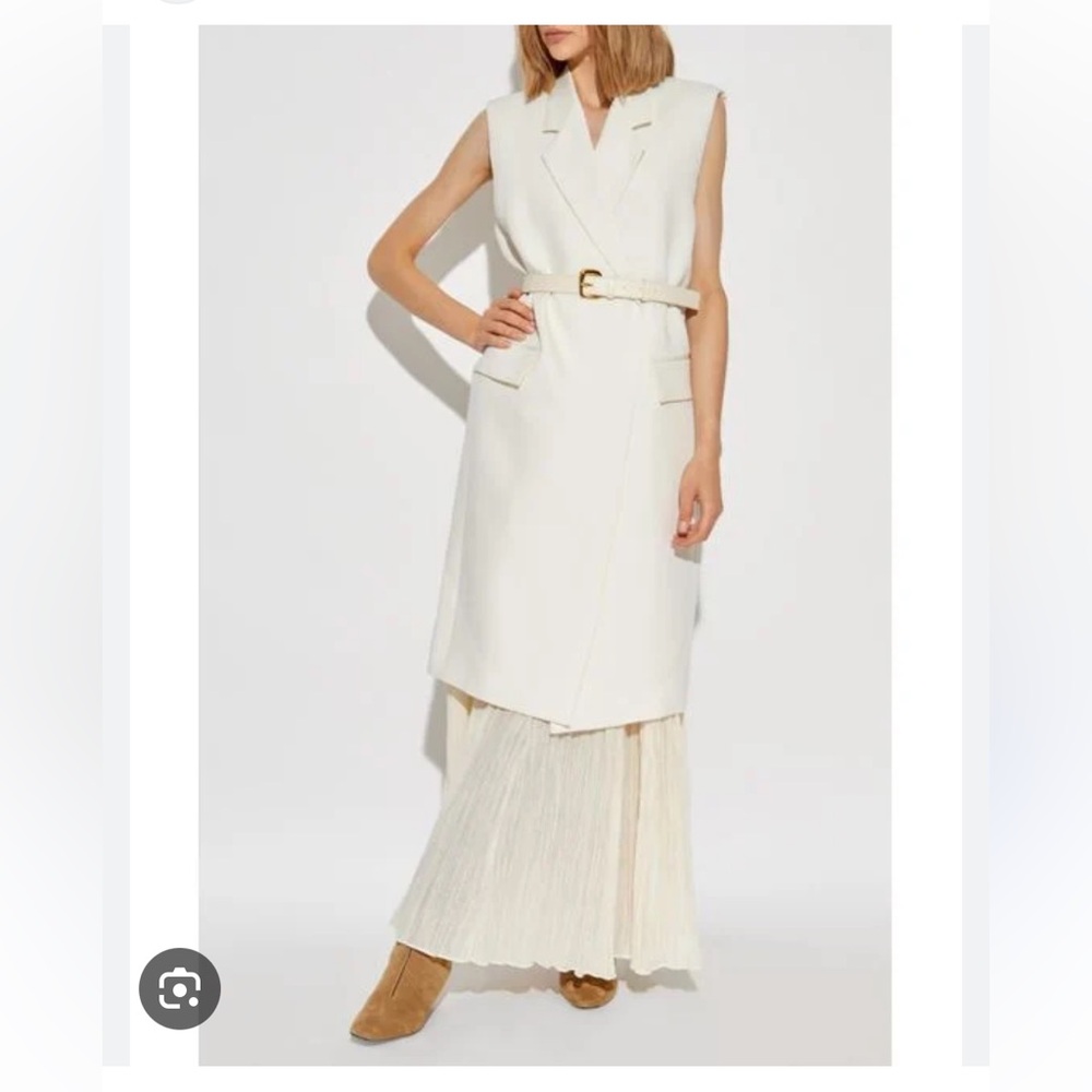 Toteme Cream long vest size 38